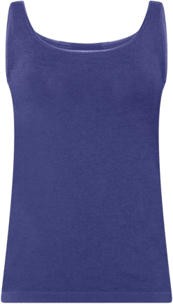 scoop-neck sleeveless tank top