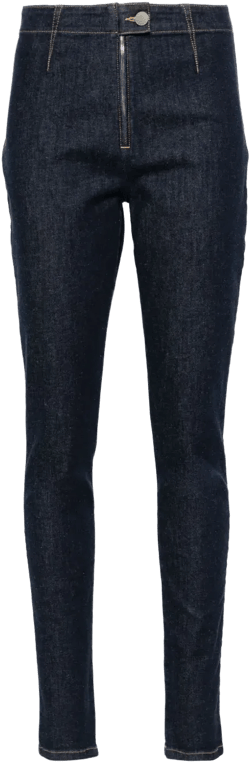 high-rise skinny jeans