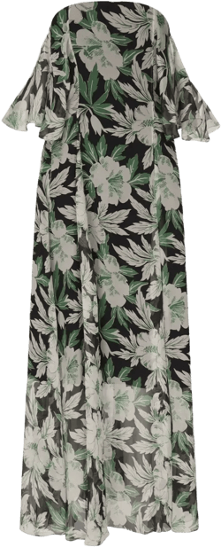 floral-print maxi dress
