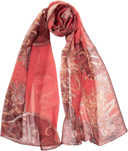 Elizabetta Alessandra - Long Sheer Silk Scarf for Women