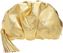 Rebecca Minkoff Ruched Faux Leather Clutch