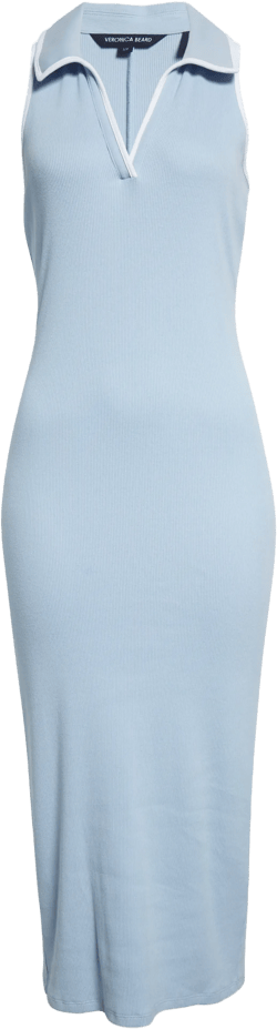 Veronica Beard Darien Stretch Cotton Polo Dress