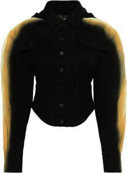 corseted denim jacket