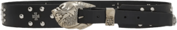 eagle-head studded belt