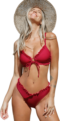 Cherry Mojito Red Bikini Set - M
