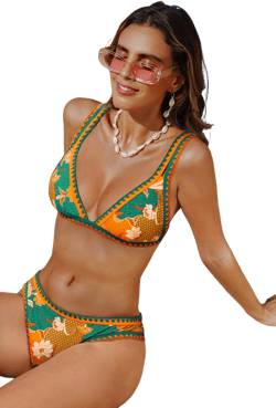 Summer Heat Paisley Bikini Set - XL