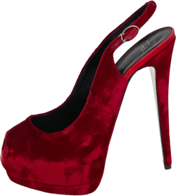 150mm velvet pumps