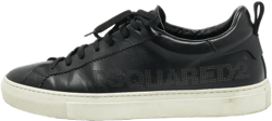 pre-owned perforated-logo leather sneakers