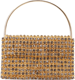 Nuances crystal-embellished clutch bag