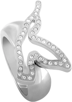 crystal-embellished ring 