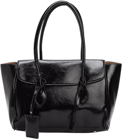 Women's The Large Medis Satchel Bag - Onyx Black