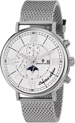 Men's Somptueuse LTD White Dial Watch - CV1150