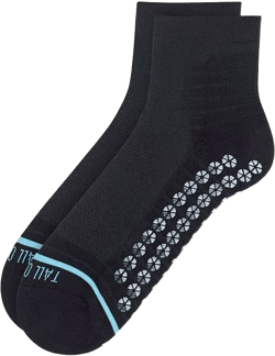 Men's All Sport Performance Quarter Crew Gripper Socks