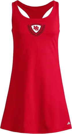 Women's Scarlet Nebraska Huskers Spring Fling Active Racerback Skort Dress