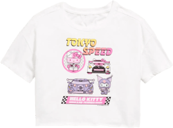 Hello Kitty® Oversized Cropped Graphic T-Shirt for Girls | Old Navy
