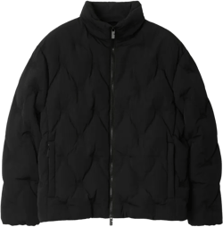Ekd Nylon Padded Jacket In Black