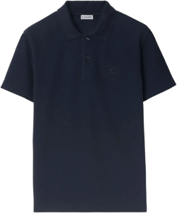 EDK-embroidered cotton polo shirt
