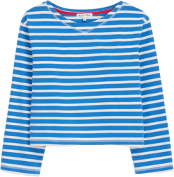 Marseille Striped Boatneck Tee In Cotton