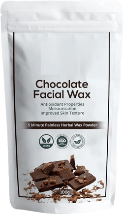 DBE Chocalate Powder Wax - Herbal Hair Removal for Women | Face, Bikini, and Underarm Waxing | Painless 5-Minute Ayurvedic Hair Remover Powder | No Side Effects | Pack of 1,100gm