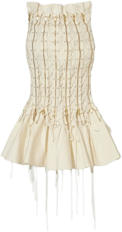laced corset skirt