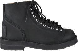 lace-up leather boots