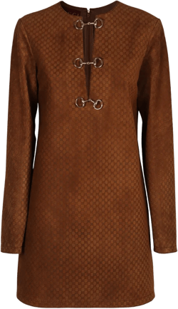 GG-pattern Horsebit dress