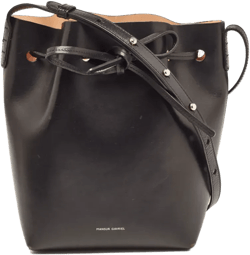 leather bucket bag