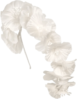 floral-motif headband