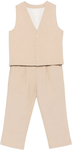 pleated-detailing trousers