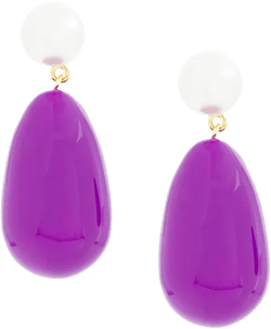 pearl drop earrings