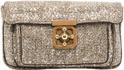 Elsie tweed clutch bag
