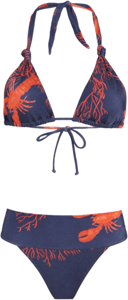 graphic-print bikini