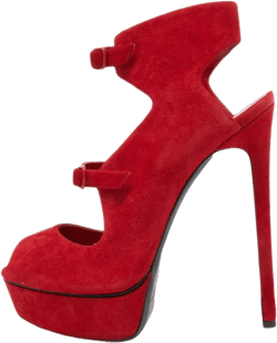 155mm suede sandals