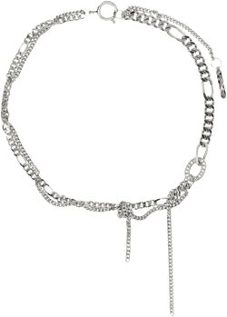 Lois chain-link knot necklace