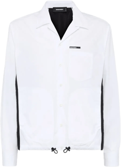 drawstring-hem shirt 