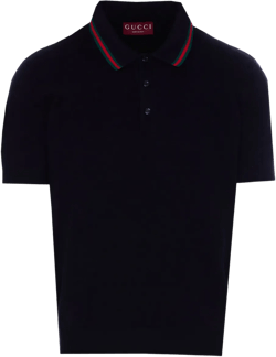 Web-detail polo shirt 