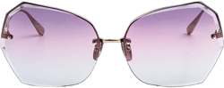 geometric-frame sunglasses