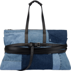 belted tote bag