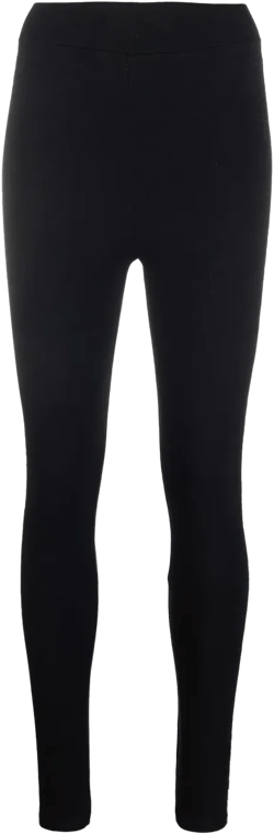logo-studded cotton leggings