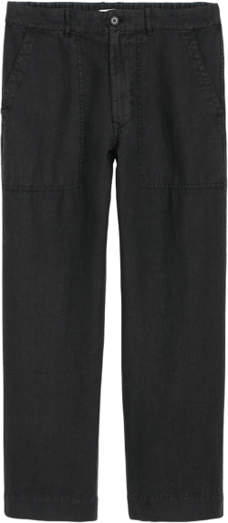 Garment Dyed Pull On Field Pant In Linen