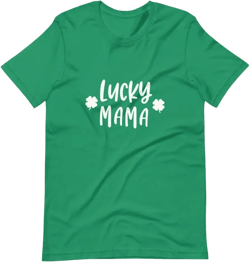 Lucky Mama Shirt – Clover Graphic Tee