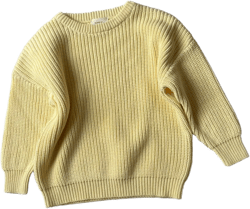 Lemon Aspen Oversized Knit Jumper
