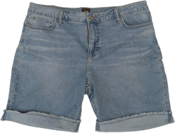 Lee Women's Mid Rise Cuffed Bermuda Shorts (Multiple Colors Availiable) (20, Bursting Brights)