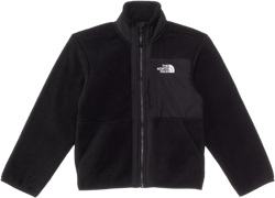 THE NORTH FACE Boys' Yumiori Full Jacket | Lightweight Fleece Coat, Embroidered Logo & Secure Zip Chest Pocket Medium Tnf Black