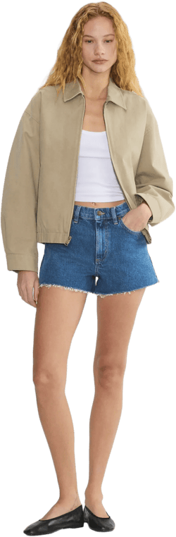 JODIE HI-RISE MINI DENIM SHORT