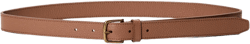 ESSENTIAL SOLID BRASS LEATHER BELT