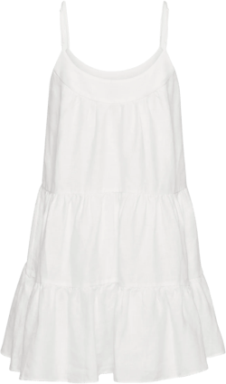 GROOVE LINEN DRESS
