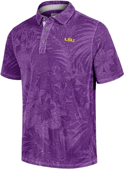 Men's Purple LSU Tigers Sport Santiago Paradise Polo Shirt
