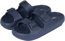 WOMEN'S CUSHION BUCKLE SLIDES