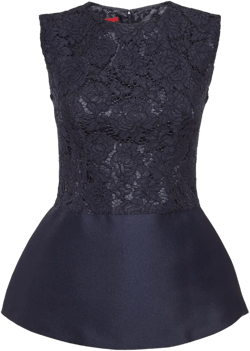 lace peplum top